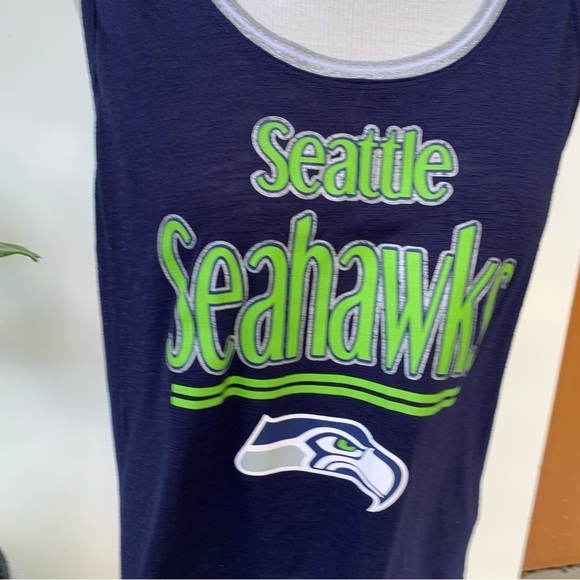 NFL Teens Apparel, Seattle Seahawks Racer Back Sleeveless Tank‎ Tee-shirt, XL - Picture 5 of 10